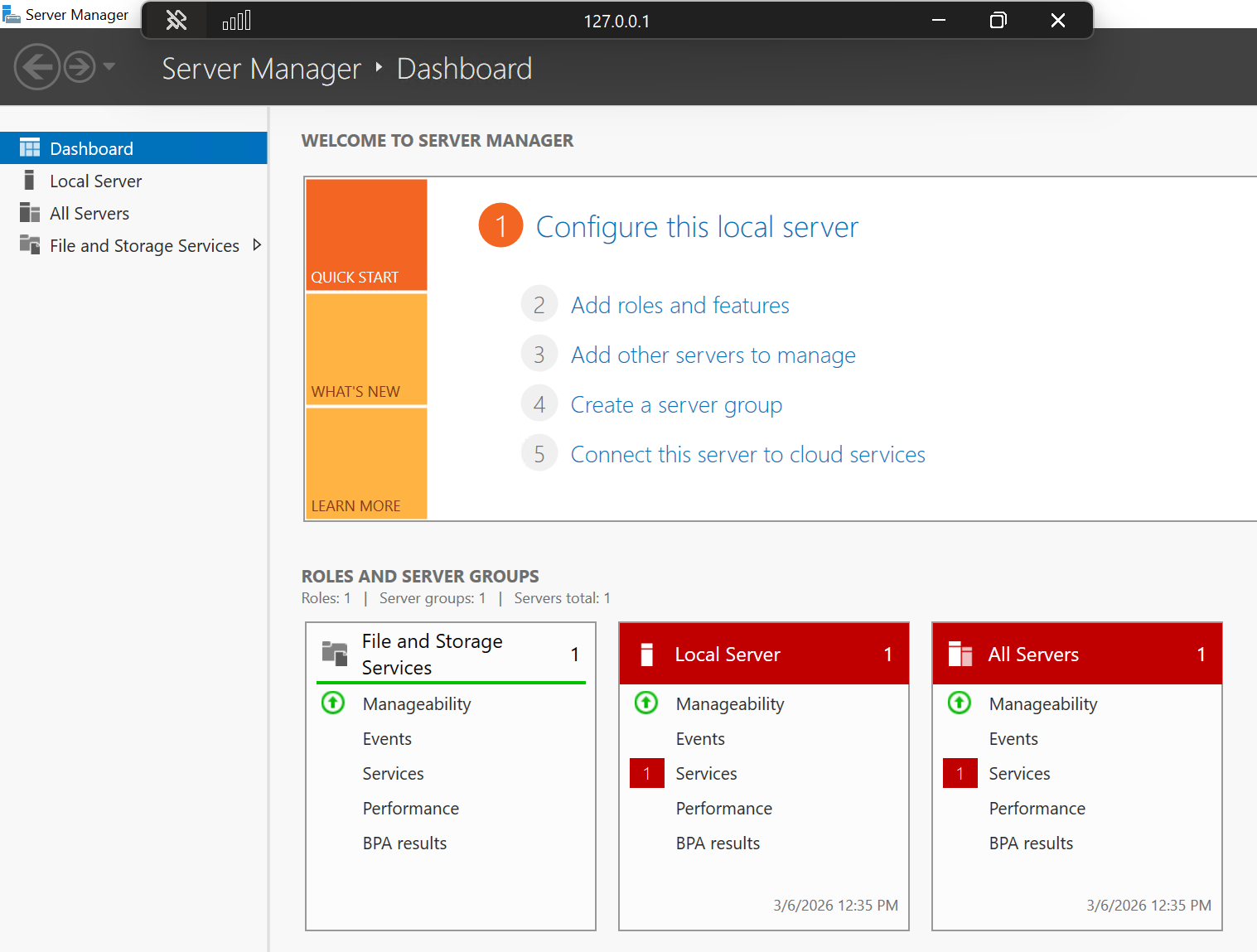 Successful RDP session on the target VM through Bastion